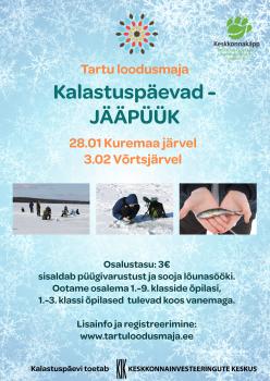 Tartu loodusmaja kalastuspäev Kuremaa järvel 28.01